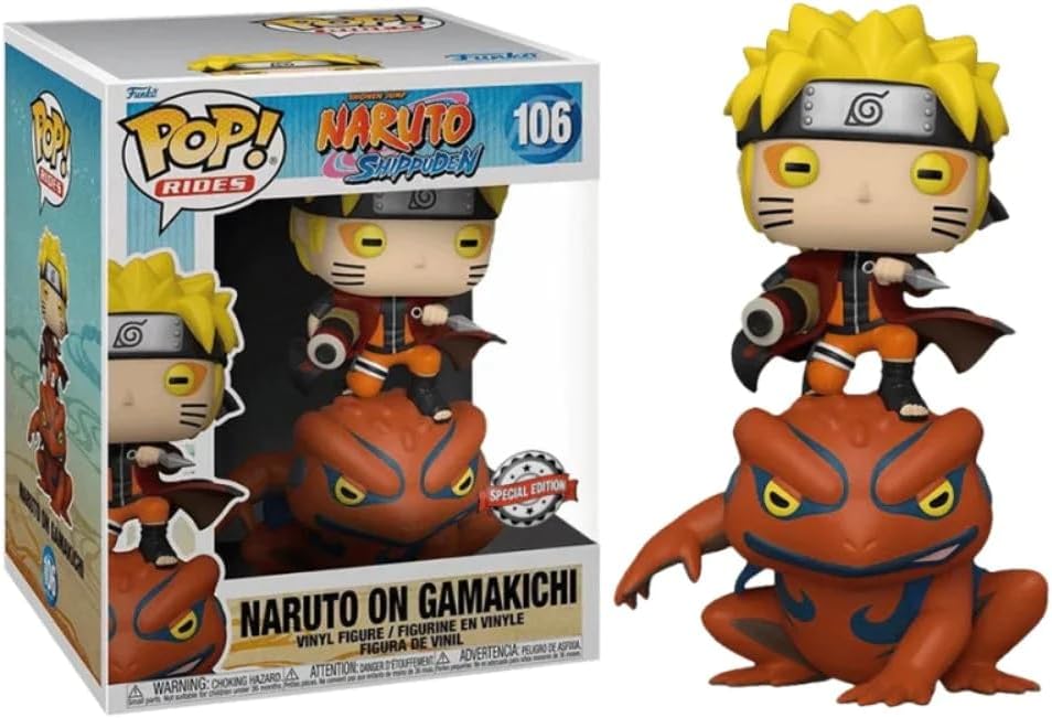 POP Funko Rides Naruto and Gamakichi Figure