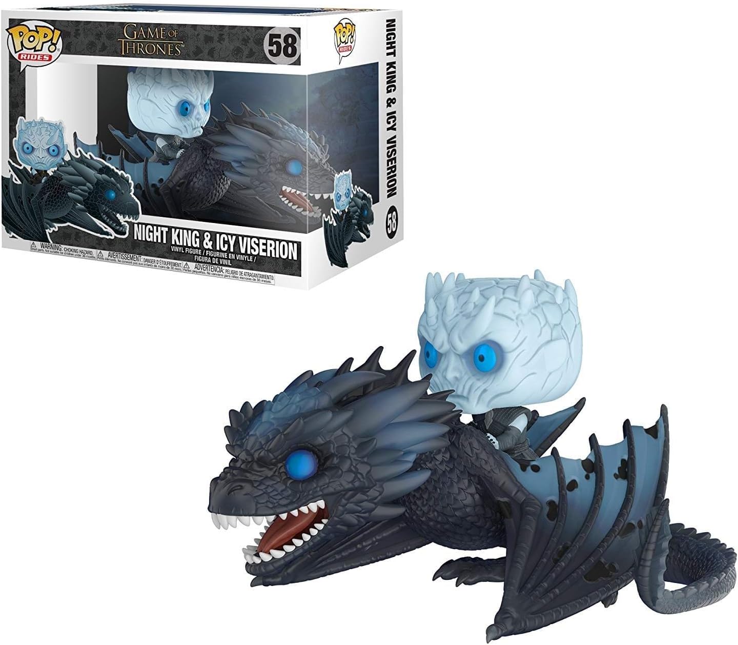 Funko Pop! Rides: Game of Thrones - Night King On Dragon Collectible Figure