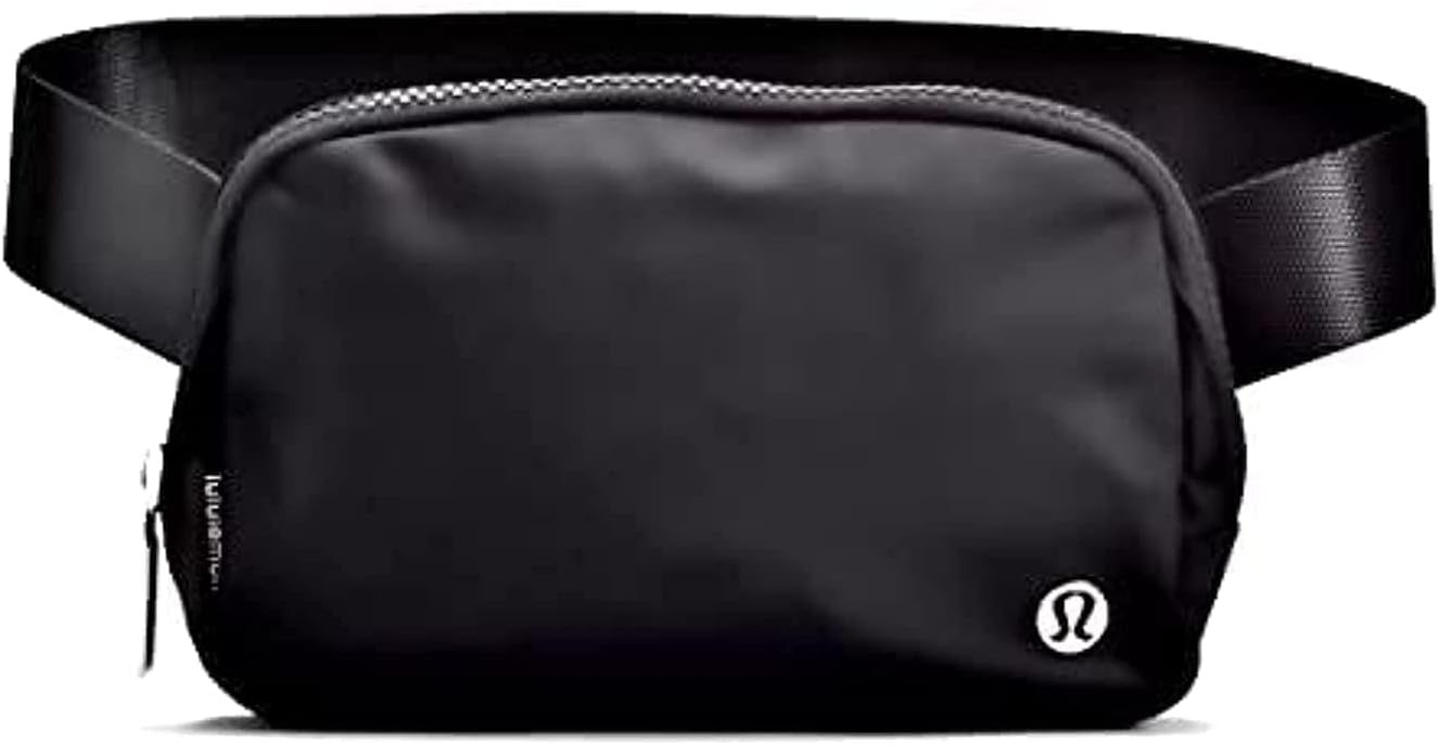Lululemon Athletica Everywhere Belt Bag, Black, 7.5 x 5 x 2 inches | LuxyPrime