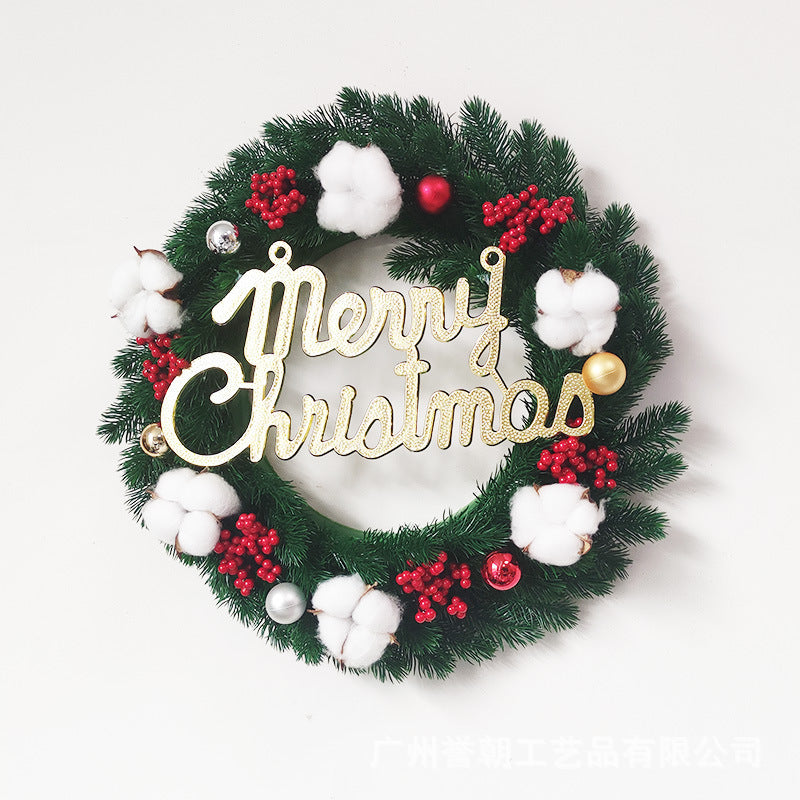 Christmas Window Decoration With Lights Garland