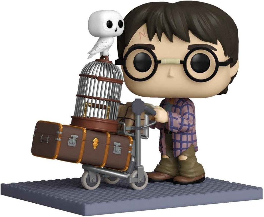 Funko Pop Deluxe: Harry Potter 20th Anniversary - Harry Pushing Trolley - Collectable Vinyl Figure - Gift Idea - Official Merchandise - Toys for Kids & Adults - Fantasy Fans