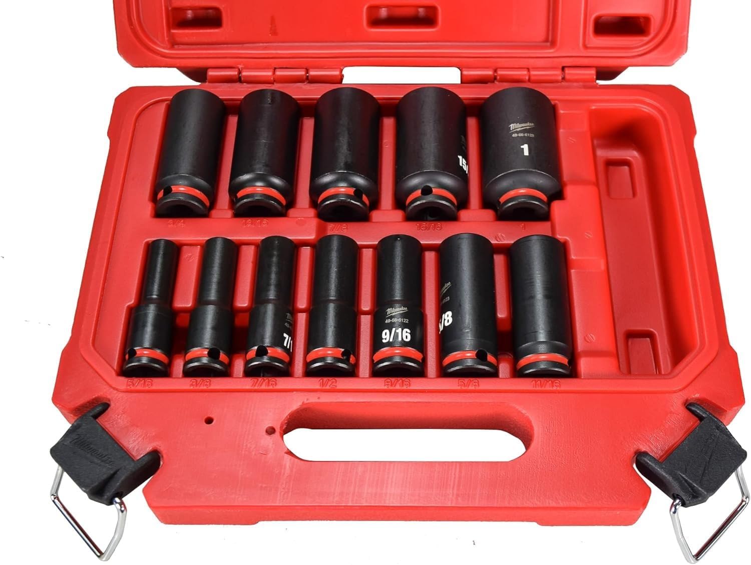 Milwaukee Electric - 12PC IMP Duty 3/8DR SAE DP 6-PT Socket Set | LuxyPrime