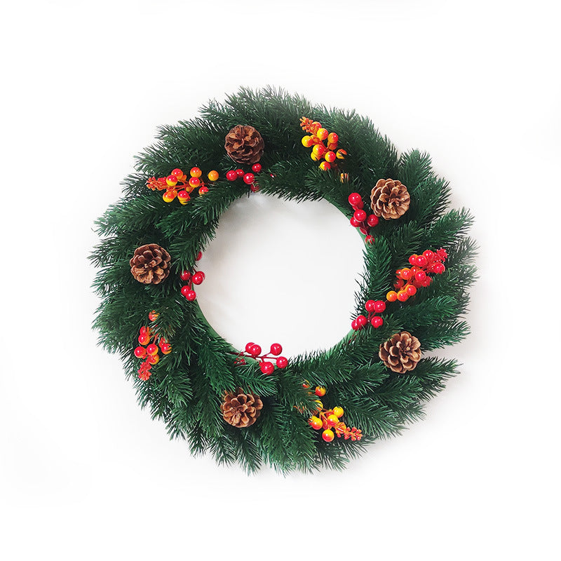 Christmas Window Decoration With Lights Garland